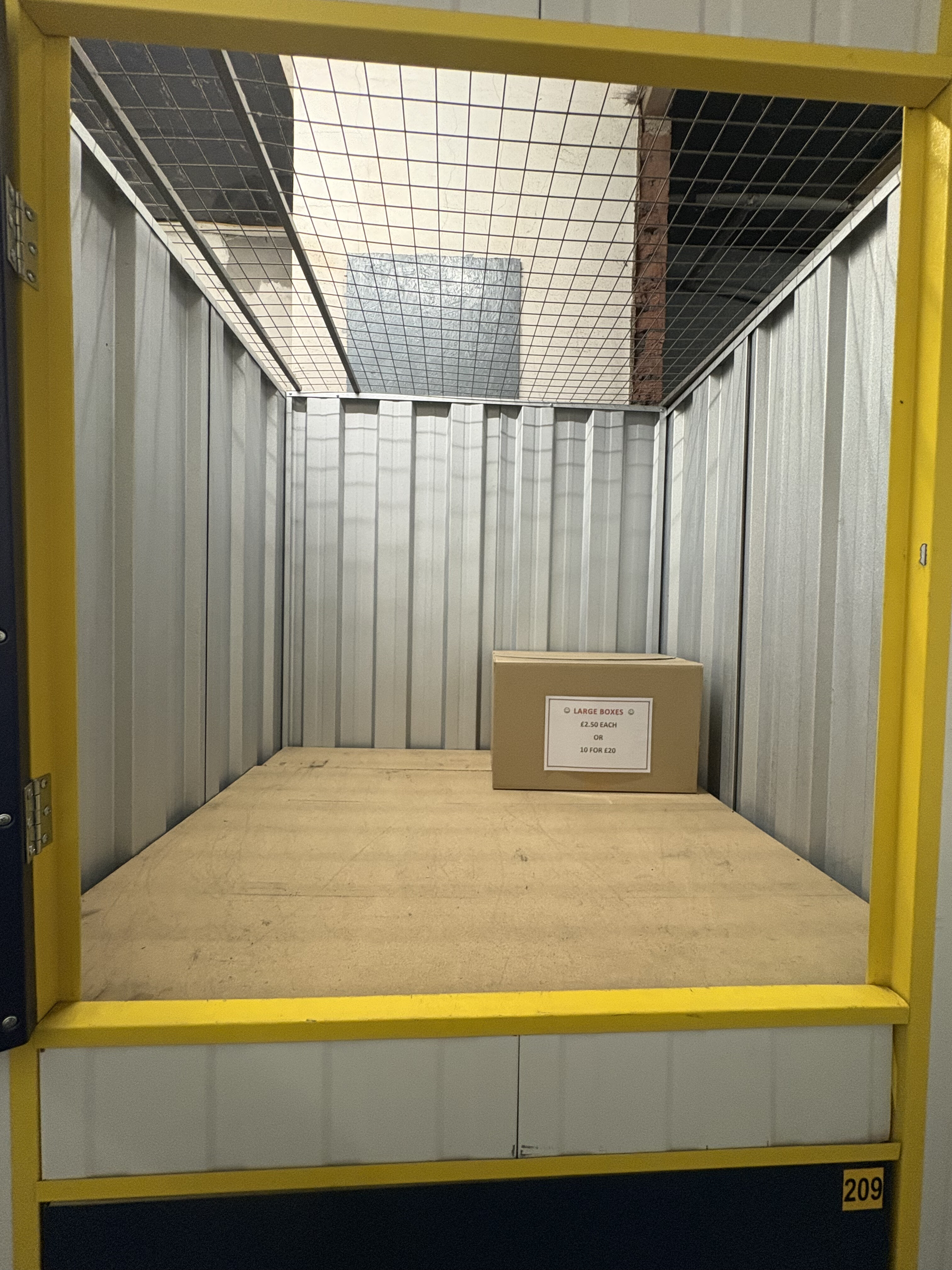 Locker (10 SQ FT) 4 x 4 x 4 ft - Small Car (Small Cupboard / Student Storage)