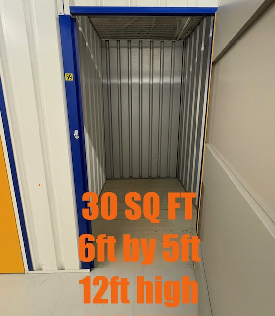 30 SQ FT - Medium Car (Small Unit / Stock / Declutter/ Small Furniture)