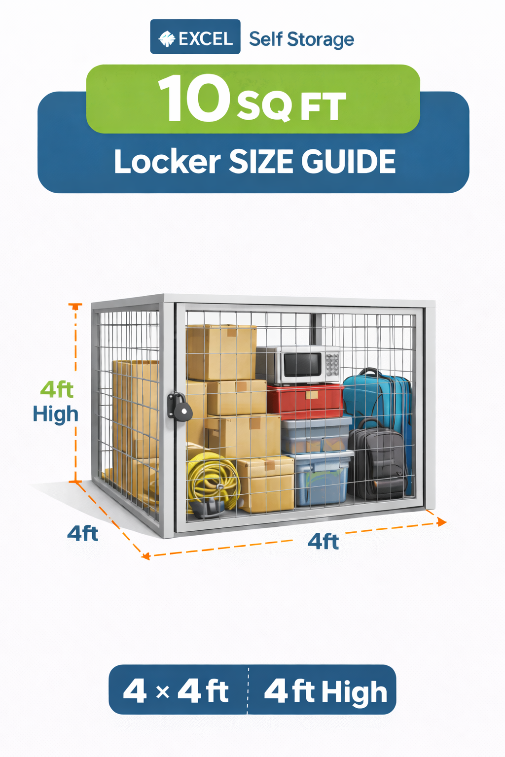 10 SQ FT Locker 